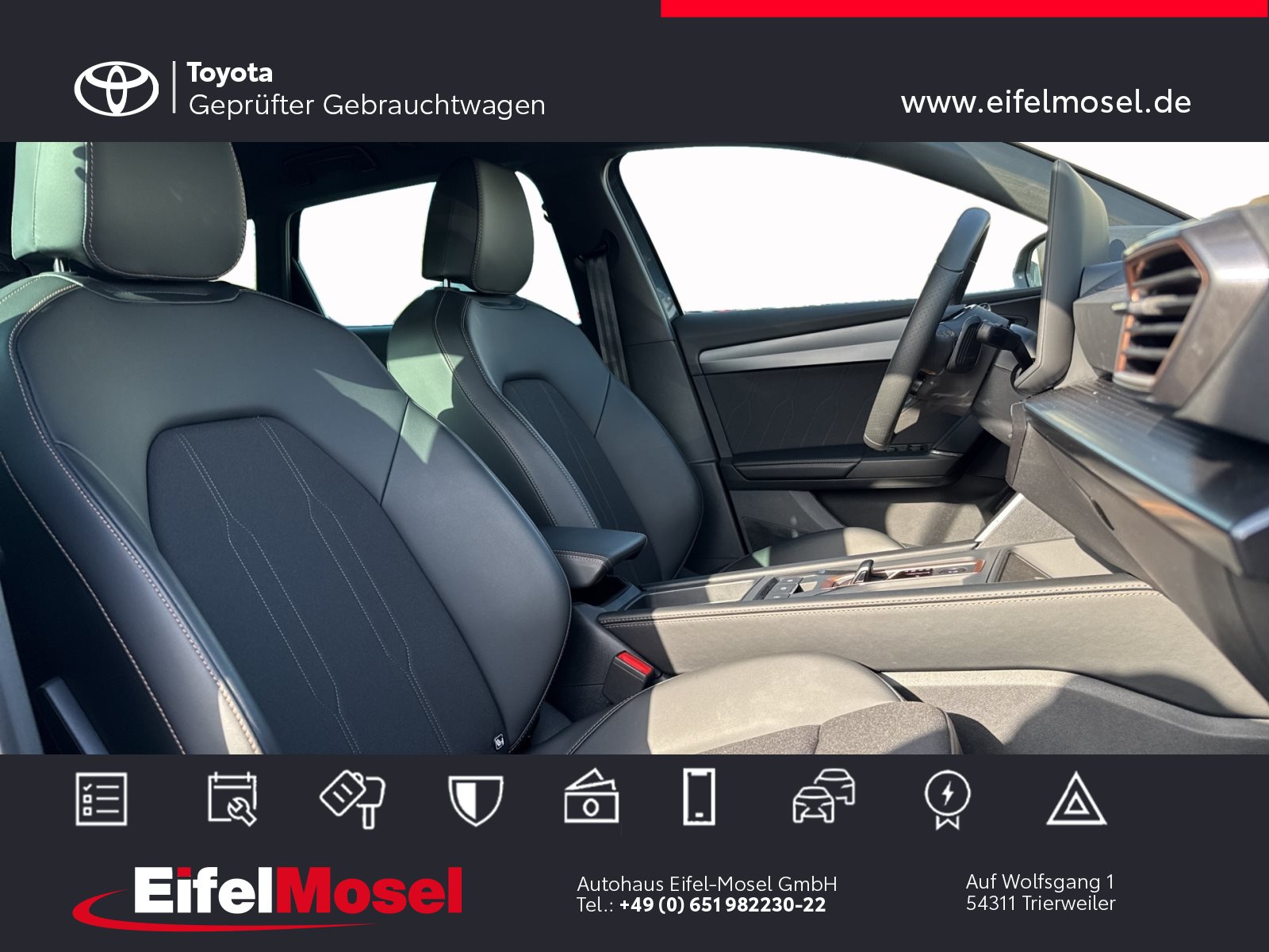 Foto 1 - Leon Sportstourer 1.5 eTSI DSG *Edge Paket/LED*, Magnetic Grau Metallic