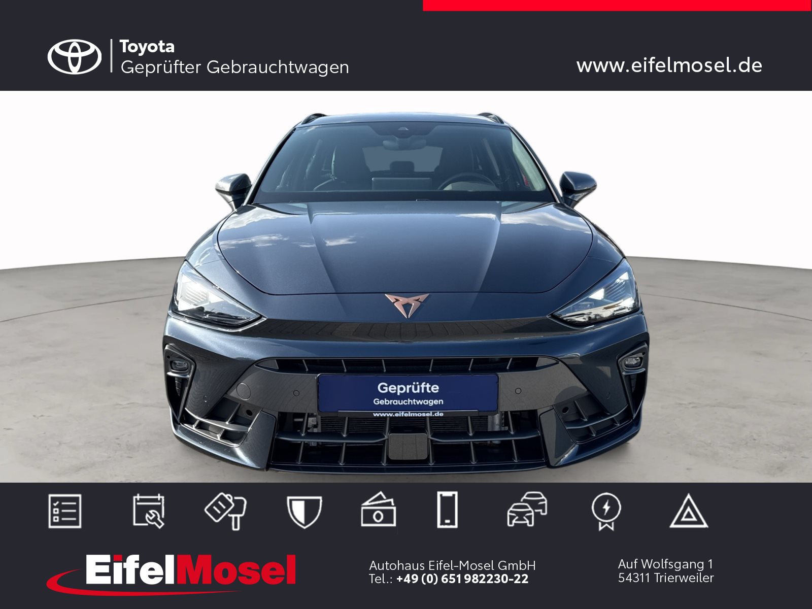 Foto 1 - Leon Sportstourer 1.5 eTSI DSG *Edge Paket/LED*, Magnetic Grau Metallic