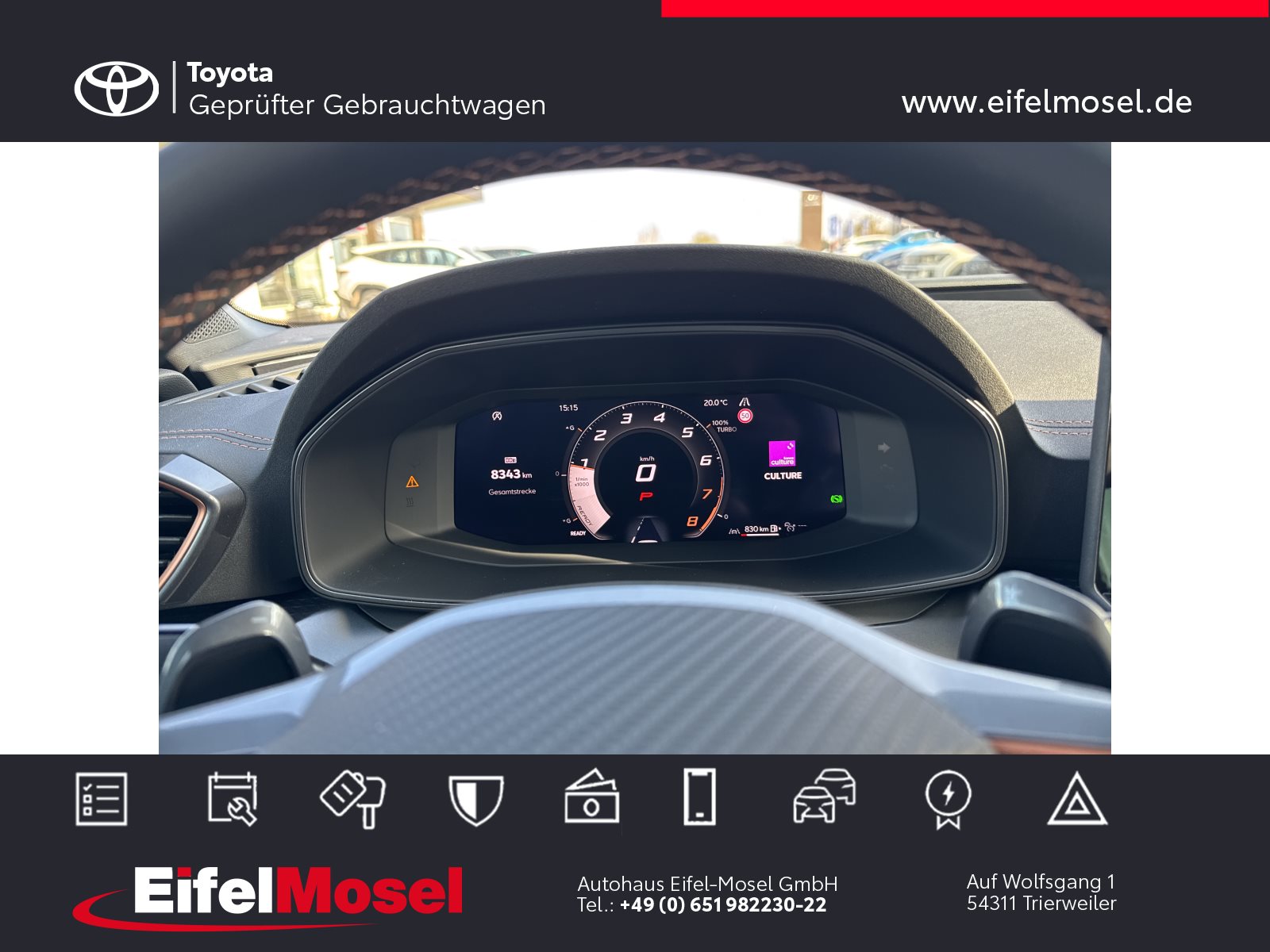 Foto 1 - Leon Sportstourer 1.5 eTSI DSG *Edge Paket/LED*, Magnetic Grau Metallic