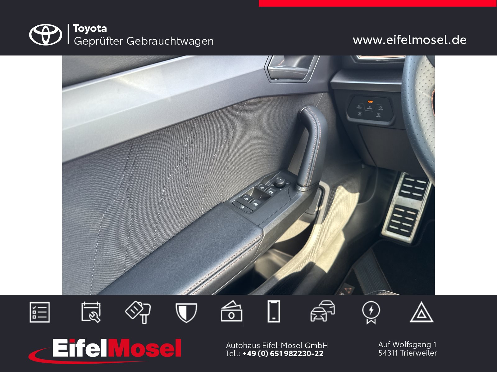 Foto 1 - Leon Sportstourer 1.5 eTSI DSG *Edge Paket/LED*, Magnetic Grau Metallic