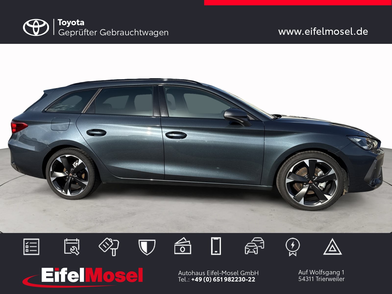 Foto 1 - Leon Sportstourer 1.5 eTSI DSG *Edge Paket/LED*, Magnetic Grau Metallic