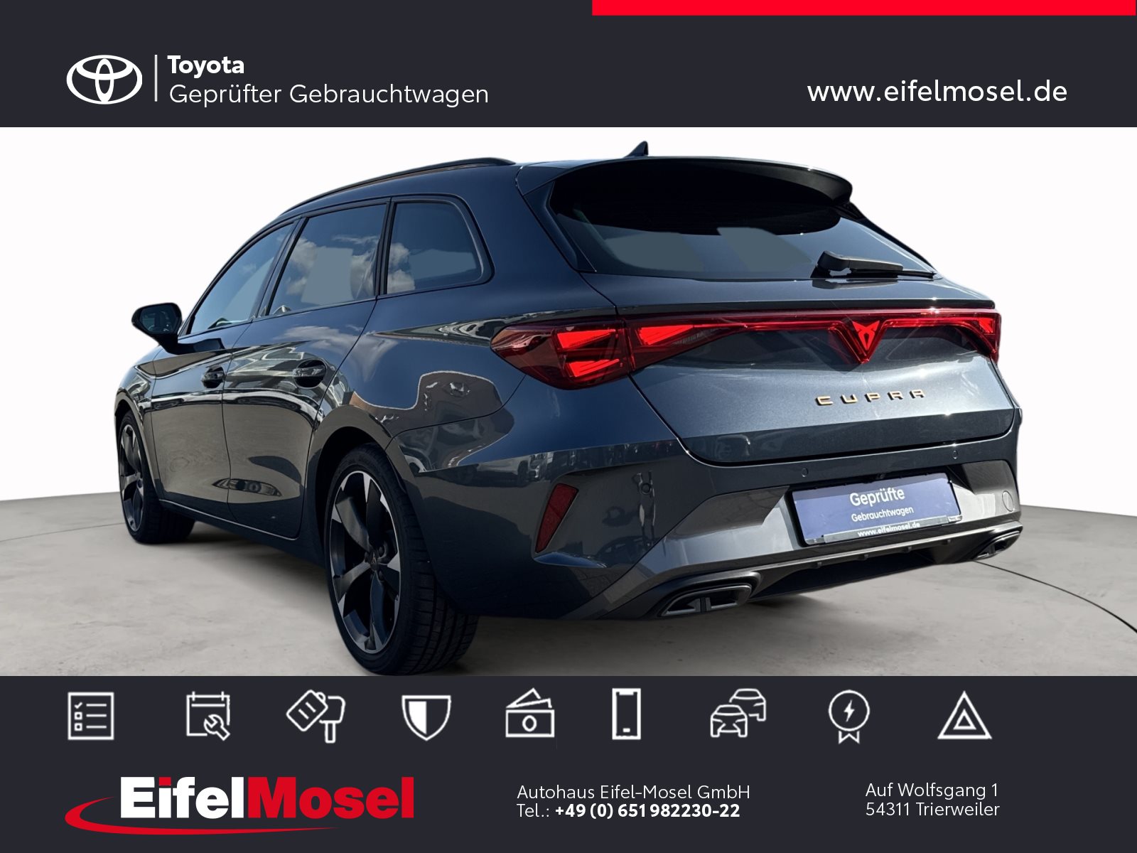 Foto 1 - Leon Sportstourer 1.5 eTSI DSG *Edge Paket/LED*, Magnetic Grau Metallic