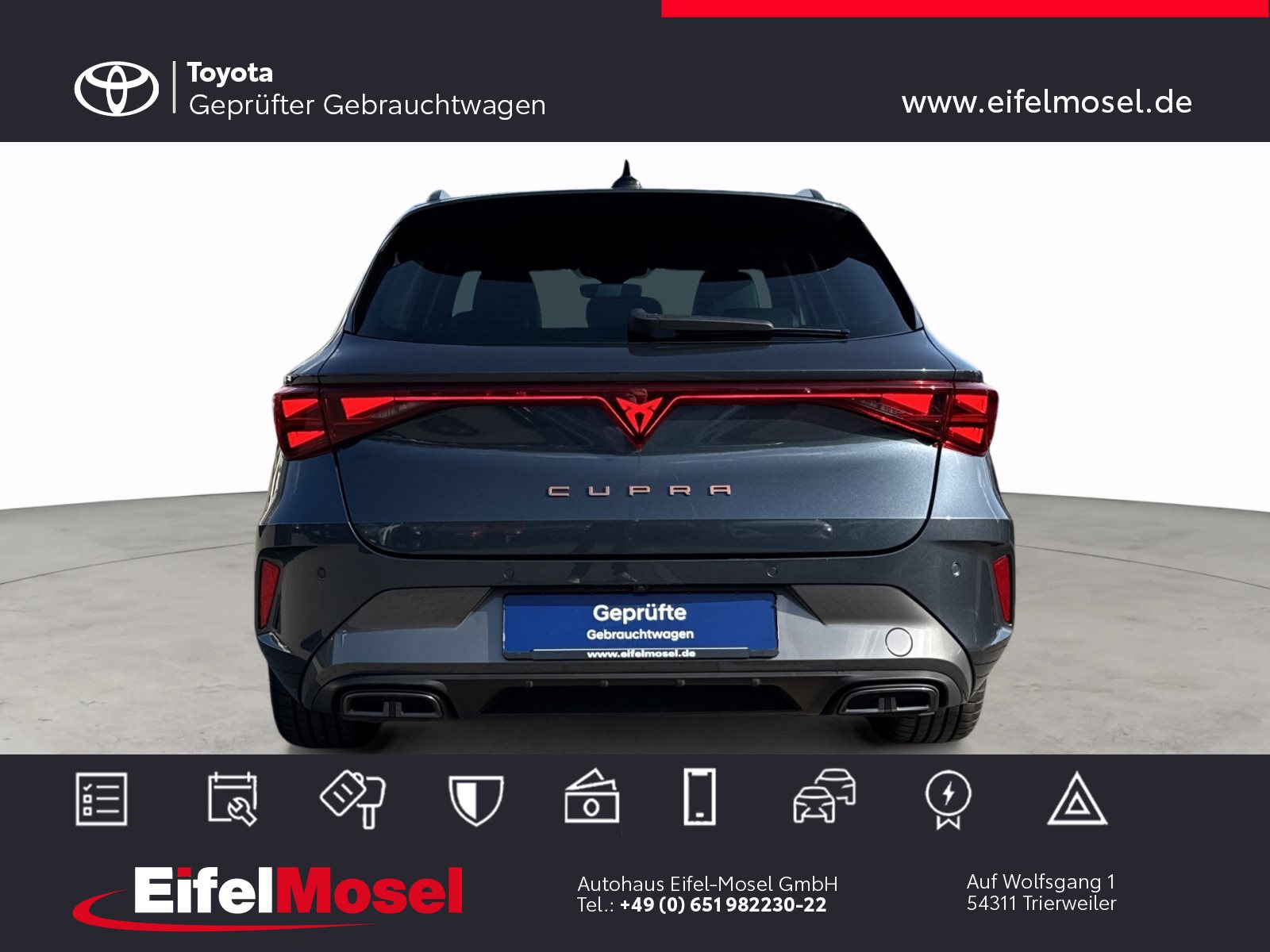 Foto 1 - Leon Sportstourer 1.5 eTSI DSG *Edge Paket/LED*, Magnetic Grau Metallic