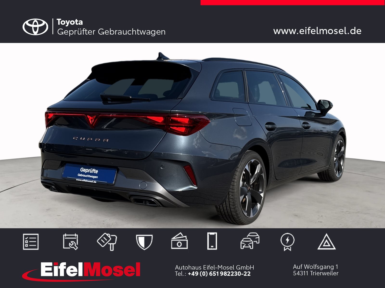 Foto 1 - Leon Sportstourer 1.5 eTSI DSG *Edge Paket/LED*, Magnetic Grau Metallic