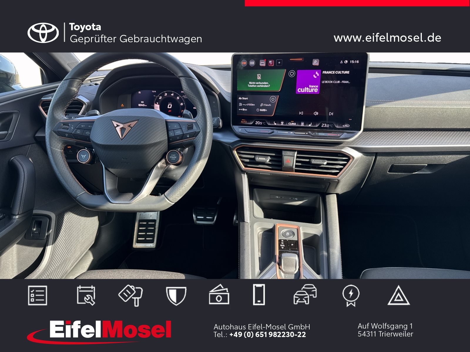 Foto 1 - Leon Sportstourer 1.5 eTSI DSG *Edge Paket/LED*, Magnetic Grau Metallic