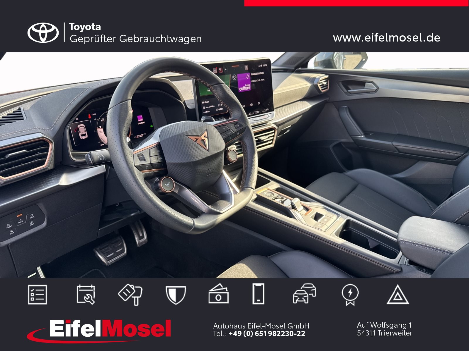 Foto 1 - Leon Sportstourer 1.5 eTSI DSG *Edge Paket/LED*, Magnetic Grau Metallic